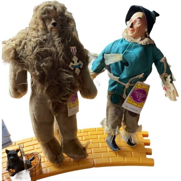 14” Vintage Wizard Of Oz Set of 4 Dolls Presents Hamilton Gifts MGM Turner 1987 - Picture 10 of 14